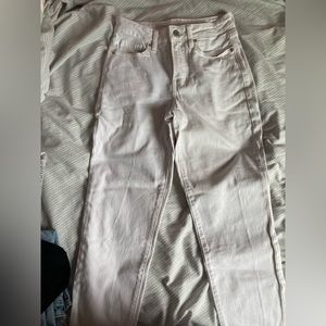 Old Navy white jeans. High Rise OG straight. Size 0